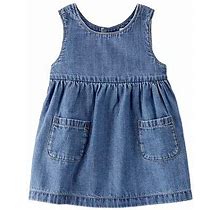 Little Planet By Carter's Baby Girls Sleeveless A-Line Dress | Blue | Regular 18 Months | Dresses A-Line Dresses