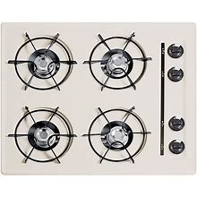 Summit Appliance 24 in. Gas Cooktop In Bisque With 4 Burners