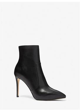 Michael Kors Rue Leather Boot In Black - Size 11 By MICHAEL Michael Kors