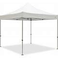 Caravan Canopy 10' X 10' Displayshade Basic Instant Canopy Kit, Pro Top 600D White- Commercial Strength And Quality