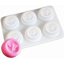 Echodo 6 Cavities Bee Soap Molds Silicone Honeybee Cake Jelly Mold For Wedding Party