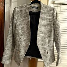 Ivanka Trump Jackets & Coats | Ivanka Trump Nwot Blazer Sz 6 Black/White Sexy Jacket | Color: Black/White | Size: 6