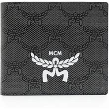 MCM - Small Himmel Bi-Fold Wallet - Men - Canvas/Nappa Leather - One Size - Grey