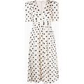ZIMMERMANN - Polka Dot-Print Midi Dress - Women - Linen/Flax/Cotton - 2 - White