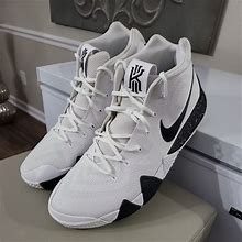 Size 13.5 - Nike Kyrie 4 White - AV2296-100
