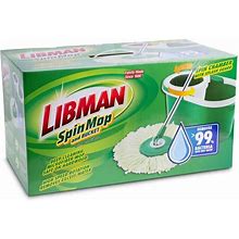Libman Spin Mop And Bucket All In One Mop Kit 16" Premium Microfiber Mop Head