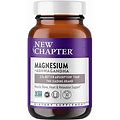 Magnesium, New Chapter Magnesium + Ashwagandha Supplement, 2.5X Absorption, Muscle Recovery, Heart & Bone Health, Calm & Relaxation, Gluten Free, Non-