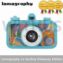 Lomography La Sardina Delaunay Edition Analog Film Camera 35mm Wide-Angle Lens