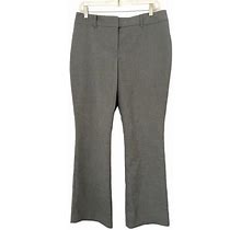Ann Taylor Pant Womens Grey Petite Curvy Dress Pants 10P - Women | Color: Gray | Size: M