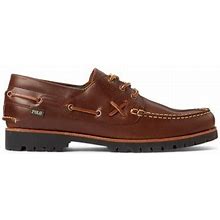 Ralph Lauren Ranger Leather Boat Shoe - Size 15 in Chocolate Brown