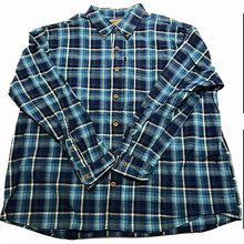 Duluth Trading Company Duluth Trading Mens XL Long Sleeve Button Down In Blue, Men's
