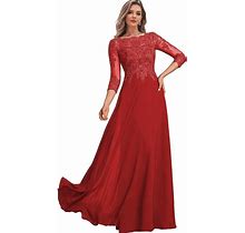 Long Lace Mother Of The Bride Dresses Chiffon Mother Of The Bride Dress Floor Length