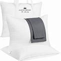 DOM're DREAMS Soft Luxury Pillow Queen Size Set Of 2 - Luxury Soft Cooling Pillow - Hotel Collection 100% Virgin Gel Fiber Down Alternative Bed
