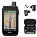 Garmin Montana 700I Rugged GPS Touchscreen Navigator With Inreach Technology With Wearable4u Ultimate Black Earbuds With Charging Power Bank Case Bundle(Montana 700I + Black Earbuds)