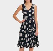 Tommy Hilfiger Petite Fit & Flare Midi Dress Size 2P $139