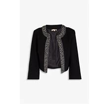 Bytimo Embellished Jersey Jacket - Black - Casual Jackets Size S