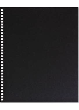 GBC Proclick Presentation Back Cover, Prepunched, Black, 8.5 X 11 Inches, 25 Per Pack (2514478)
