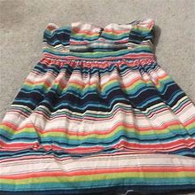 Bebop Dresses | Junior Girls Medium Striped Sundress | Color: Blue/Pink | Size: M