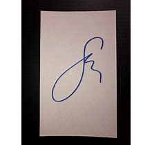 SERENA WILLIAMS Authentic Hand Signed Autograph Index Card With COA