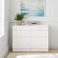 Bowen Double 3-Drawer Storage Cabinet, Simply White
