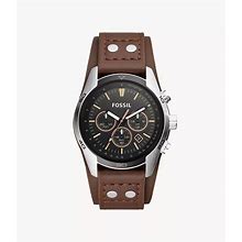 Fossil Men's Coachman Chronograph Brown Leather Watch - Brown - CH2891