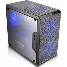 Computers & Tablets Q-Box Series Gaming PC (Q-Box_5600G) AMD Ryzen 5 5600G 6-Core Cezanne 6-Core 3.9 Ghz With AMD Radeon Graphics With Liquid Cooler 8GB DDR4 500GB SSD Windows 10, Black
