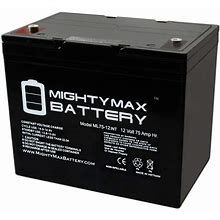 12V 75Ah INT Battery Replaces BCI Group 24m Starting Marine & RV