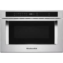 Kitchenaid 24" Stainless Steel Under-Counter Microwave Drawer At ABT