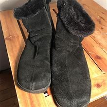 Baretraps Shoes | Bare Traps Black Suede Laurel Winter Boots-Sz 6.5 | Color: Black | Size: 6.5