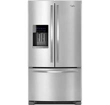 Whirlpool Piece Fingerprint Resistant Stainless Steel Kitchen Appliances Package With Wrf555sdfz 36" French Door Refrigerator Wfg550s0lz 30" Freestand