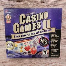 Casino Games II Slots, Poker Whole Casino! Masque PC - CD ROM 29 Sealed