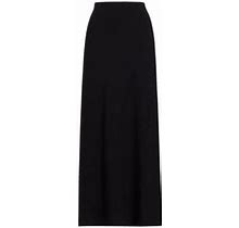 Leset Women's Lauren Maxi Skirt - Black - Size Medium