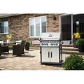 Napoleon Rogue 4-Burner Gas Grill W/ Cabinet Stainless Steel In Gray | 48.5 H X 60.5 W X 25 D In | Wayfair Afba5ceaec0b27c18c4fd1a911334fad