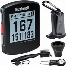 Bushnell Phantom 2 GPS Rangefinder Blue With BITE Magnetic Mount And Greenview With Wearable4u Ultimate 3 Golf Tools Bundle