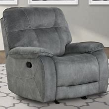 Parker Living Cooper Manual Glider Recliner In Shadow Grey