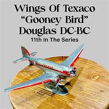 Brand New!! Wings Of Texaco "Gooney Bird" Douglas Dc-Bc Model Airplane! | Color: Red/Silver | Size: Os