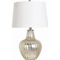 Crestview Collection Mercury Glass 25"H Table Lamp In Silver
