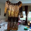 As U Wish Dresses | Sequin Dress | Color: Gold/Silver | Size: S