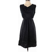 Graham & Spencer Casual Dress - Dropwaist Cowl Neck Sleeveless: Black Dresses - Women's Size P