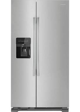 Amana - 21.4 Cu. Ft. Side-By-Side Refrigerator - Stainless Steel