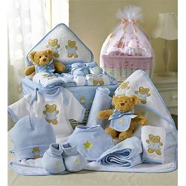Newborn Boy Comfy Baby Gift Baskets By 1-800 Baskets