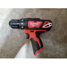 Milwaukee M12 2407-20 Cordless Drill/Driver - Red
