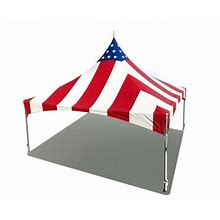 Tentandtable High Peak Frame Outdoor Canopy Tent, Red White Blue, 20 ft X 20 ft