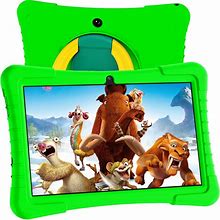 Kids Tablet, 10 Inch Tablet For Kids Android 12 Tablet 3GB 64GB Toddler Tablet With 8000Mah Battery, Wifi, Bluetooth, Dual Camera, Parental Control,