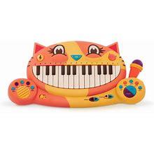 B. Toys- Meowsic- Interactive Cat Piano - Toy Piano & Microphone - Musical Instrument For Toddlers, Kids - 20+ Songs, Sounds & Recording Feature - 2