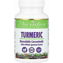 Paradise Herbs - Turmeric Ultimate Ayurvedic Extract - 120 Vegetarian Capsules