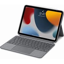 Logitech Combo Touch Keyboard Case With Trackpad For iPad Air (5Th Generation) - Gray