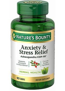 Nature's Bounty Anxiety & Stress - 90.0 Ea