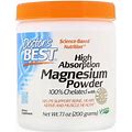 Doctor's Best High Absorption Magnesium Powder 100% Chelated 7.1 Oz