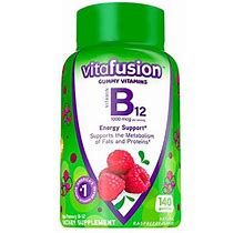Vitafusion Vitamin B12 Gummy Vitamins Energy Metabolism Support Raspberry 140 Size 12
